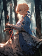Fate｜Saber第四弹｜AIGC