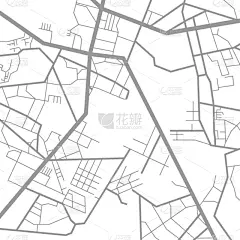 方向,街道图,公园,河流,十字路口,市区,白色,欧洲,剪影,放置