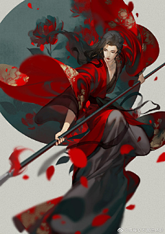 神隐小路采集到国风插画