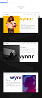 Wynnr Website Design : Web Redesign for wynnr agency in england.