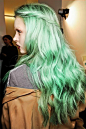 Mermaidy green hair