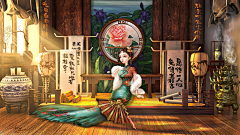 Amy-楠楠采集到板绘作品