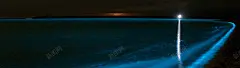 海边唯美夜景banner壁纸高清素材 设计图片 页面网页 平面电商 创意素材 png素材