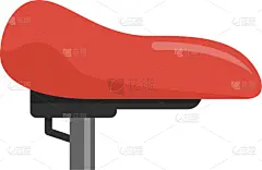 bike seat icon flat style
