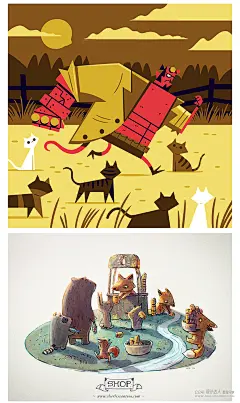 5000+欧美插画大师图集，学习参考素材！ | 设计达人