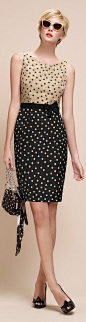Paule Ka polka dot dress fashion                                                                                                                                                      Más: 