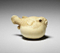 Netsuke. Fugu fish. Made of ivory. British Museum. Japanese / Japan Antiques : More At FOSTERGINGER @ Pinterest 