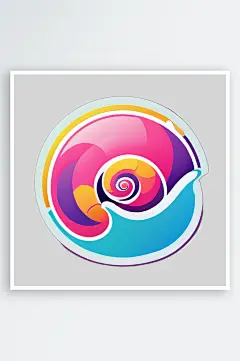 海螺贴图插画中的海洋物种多样性-众图网