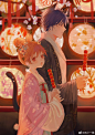【15:30】桃花
小兔妖和黑猫妖下山逛集市吃糖葫芦啦~
七夕快乐！法希超话 #法希七夕花主题活动# ​​​​