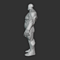 Stylized Thick Anatomy Blockout