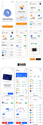 4套区块链科技数字货币APP平台UI设计模版Figma格式素材-淘宝网