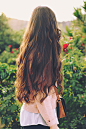 [发型] 最近大爱披散的长长卷发。待你长发及腰，如此，可好？(4) 曦