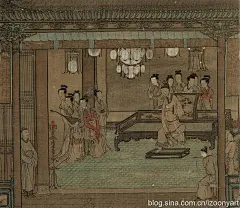 袁江——《醉归图》局部2欣赏  |  
清|袁江(1662-1735)字文涛，号岫泉。江都(今江苏扬州)人。是中国绘画史上有影响清代画家，宫廷画家，专攻山水楼阁界画。楼阁工整山水当时以袁江最有名,其侄子袁耀同齐名。擅画山水、楼台、师法宋人。山水画主学宋代闫次平，画石多鬼皴，楼阁主学郭忠恕，画艺从师仇英。