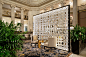 The Ritz-Carlton Hotel | Lasvit : Lasvit Crystal Wall is an original building set of crystal components with predefined variety of patterns of highly aesthetic impact. It offers new possibilities using a combination of luxury and functional interior desig