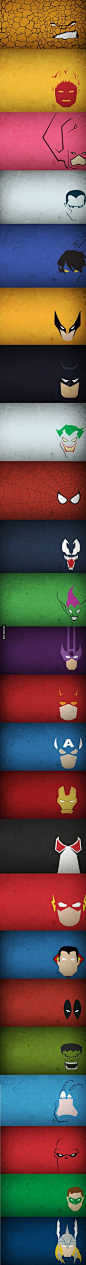 9GAG - More Minimalist Superhero Posters