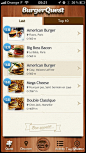 BurgerQuest发现最好的汉堡包美食应用APP界面设计 - 图翼网(TUYIYI.COM) - 优秀APP设计师联盟