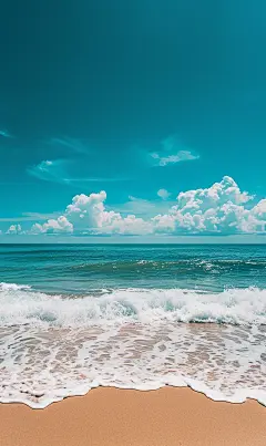 风景壁纸，蓝色的天空，海边，沙滩，500px，unsplas
