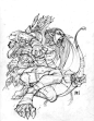 A Wolf Illustrations Blog: Joe Madureira Sketchbook: Joe Madureira S, Artist Joe Madureira, Joe Madureira Art, Illustrations Blog, Madureira Pencils, Favorit Joemadureira, Madureira Sketchbook