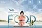 Food balance 均衡饮食健美瑜伽宣传PSD分层合成海报 ti436a0310 :