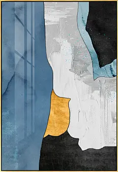 现代抽象装饰画（手绘油画，高清喷绘，晶瓷画）