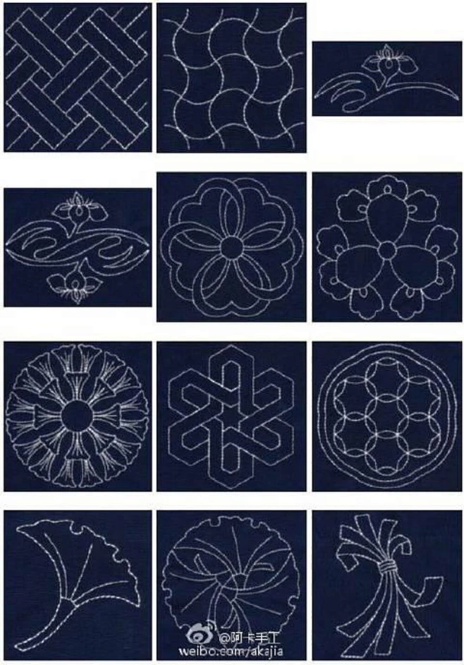 刺子绣-花瓣网