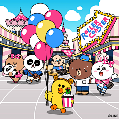 gillion采集到品牌IP：国际卡通Line Friends