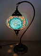 Handmade Turkish Mosaic Lamp  Great Decoration  $59