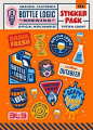 Sticker pack for Bottle Logic Brewing — loving the oranges and very otherwise POP-y colours!