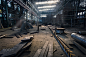 Iron workshop in shipyard. by _率叶插件