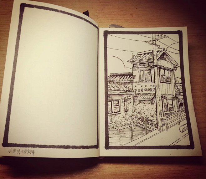 #油条烈夫# #场景# #线稿# #原画...