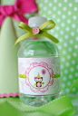 Printable Owl birthday party water bottle