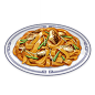 Stir-Fried Fish Noodles : Stir-Fried Fish Noodles is a food item that the player can cook. The recipe for Stir-Fried Fish Noodles is obtainable from Xinyue Kiosk for 2,500 Mora. Depending on the quality, Stir-Fried Fish Noodles restores 18/20/22% of Max H
