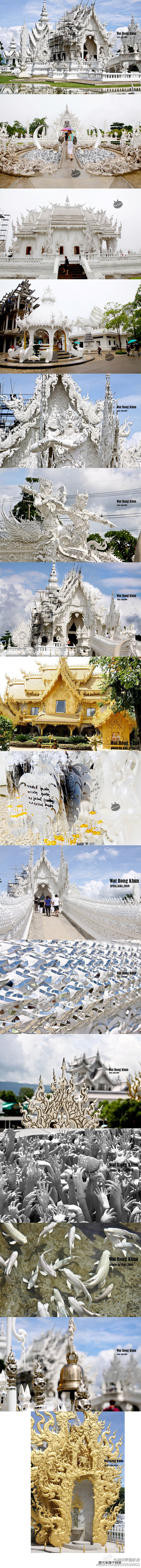 白庙是泰国艺术建筑之一，位于清莱。它不像...