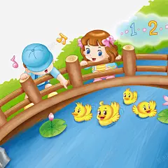 数鸭子 页面网页 平面电商 创意素材