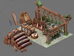 各种中国民族乐器 编钟模型-古代场景模型库-3ds Max(.max)模型下载-cg模型网