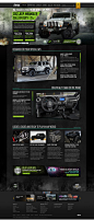 Jeep.com by Mikhail St-Denis, via Behance | #webdesign #it ... | web