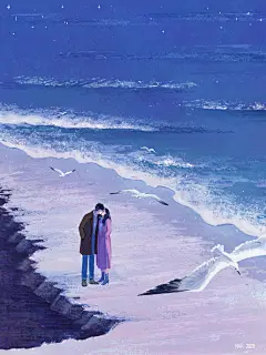情侣插画
