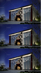 新中式3D门头模型下载