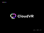 CloudVR - Metaverse Logo Concept - Virtual Reality Logo-Branding