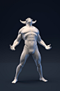Deamon - Anatomical study - WIP, Brice Laville Saint-Martin : Hi guys, today i share with you the very first WIP of my last  anatomical study
My goal is to sculpt  deamon in chains with arrows in the body 
Shapes are not final