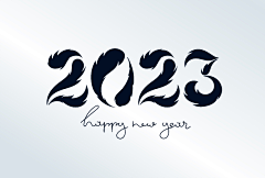 奔跑的小追采集到2023新年字体设计