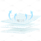特效通用扁平透气图标元素素材