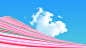 luscious wallpaper clouds dream ILLUSTRATION  Landscape pastel abstract adobe Behance