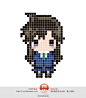 #拼拼豆豆# 名侦探柯南 挂件大小看这里！(๑•̀ㅂ•́)و✧ 那些急求图纸的小伙伴们看好你们哟！华丽丽的返图你们懂得！我都拿出私藏多年的岛国像素小挂件图纸来分享了 (ง •̀_•́)ง