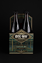 One-Way Brewery : School Project - Packaging DesignOne-Way is a San Francisco based urban micro brewery where locality and craftsmanship stands in focus. The packaging references the small hidden streets of San Francisco, referencing their passion for sma