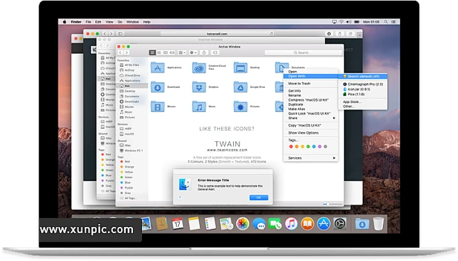 MAC OSX系统界面UIKIT设计SKETCH源文件 UI设计 -花瓣网