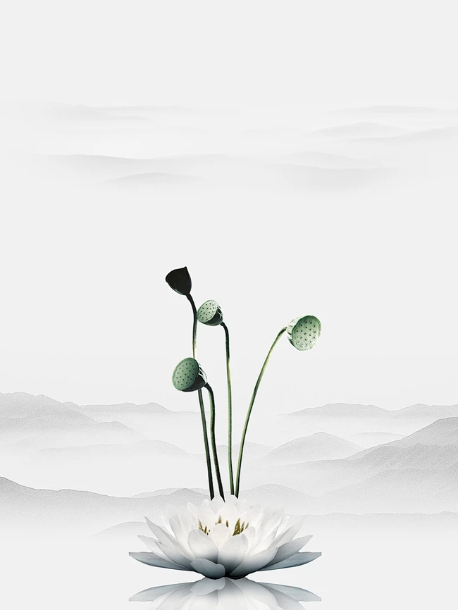 古典中国风禅意文化海报背景-花瓣网