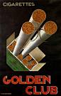 Golden Club by A.M. Cassandre, 1925 by kitchener.lord, via Flickr