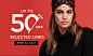 Up To 50% Off Selected Lines - Shop All Sale > 