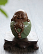 cute porcelain buddha, May your happiness as the eastern seas Buddha